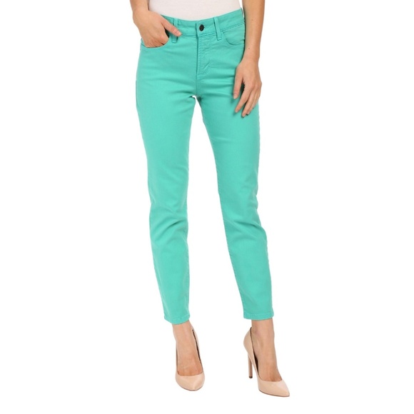 NYDJ Denim - NYDJ Clarissa Ankle Malachite Green Skinny Jeans